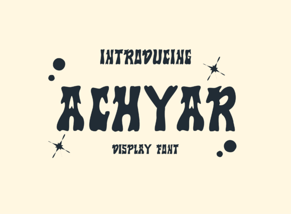 Achyar: The Modern Display Font for Clean, Creative Branding