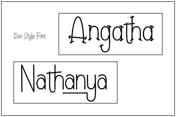 Angatha Nathanya: The Quirky Display Font That Transforms Ordinary Designs into Cosmic Masterpieces