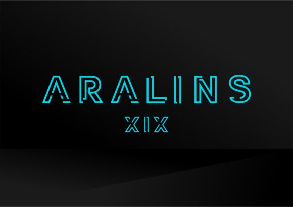 Aralins: The Futuristic Display Font Redefining Visual Impact