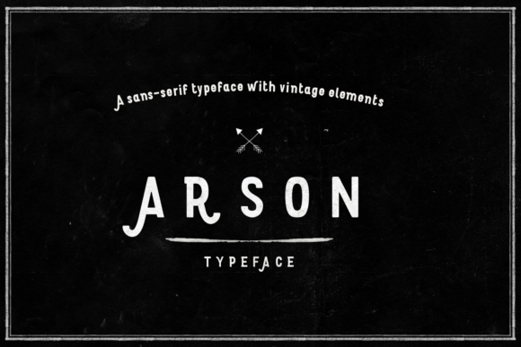 Arson: A Bold Display Type for High-Impact Creative Work