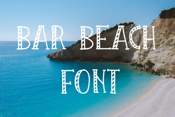 Bar Beach: The Perfect Display Font for Bold Designs