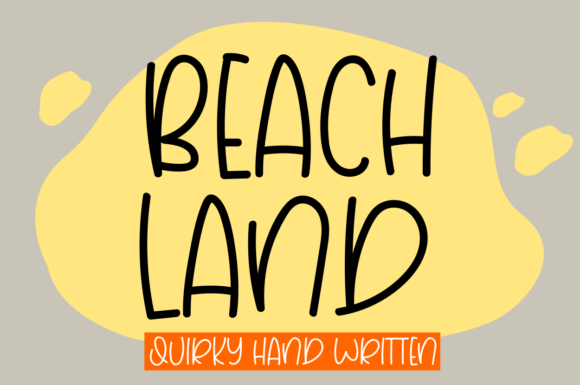 Beach Land: The Stylish Display Font That Elevates Every Design