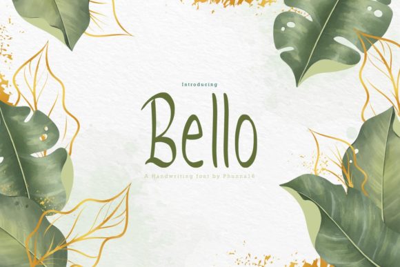 Bello: A Sweet and Friendly Display Font for Modern Design