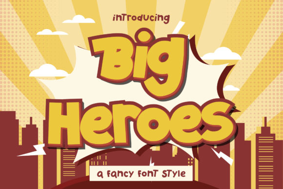 Big Heroes: A Playful Font for Every Creative Project