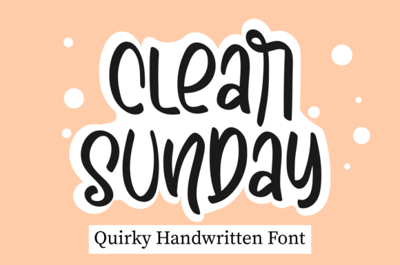 Clear Sunday: A Timeless Display Font for Every Creator