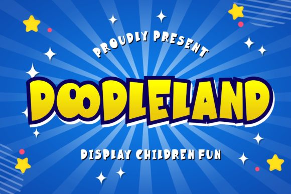 Doodleland: The Chunky Font That Brings Your Designs to Life