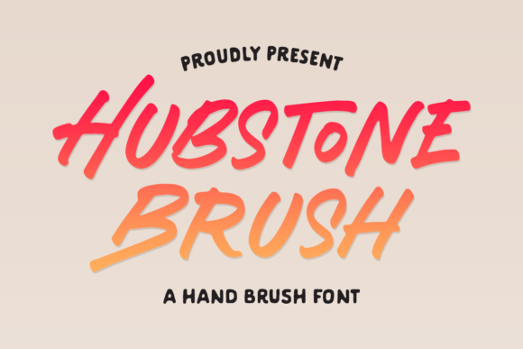 Hubstone Brush: The Urban Font That Brings Life to Your Designs