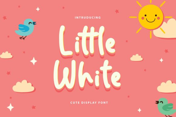 Little White: A Cute Display Font for Every Project