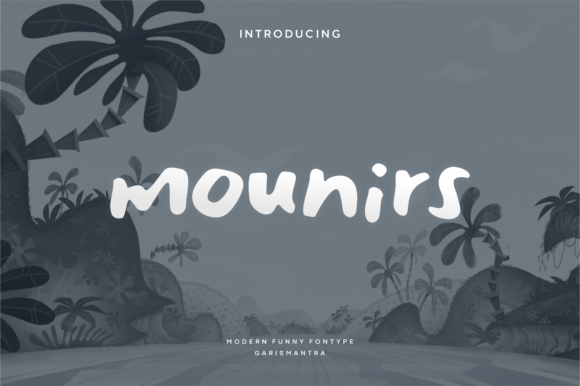 Mounirs: The Ultimate Casual Display Font for Bold Designs