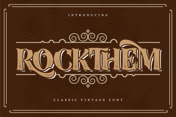 Rockthem: The Bold Display Font That Commands Attention