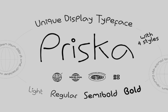 Why Priska is the Ultimate Hand-Drawn Display Typeface for Modern Designers
